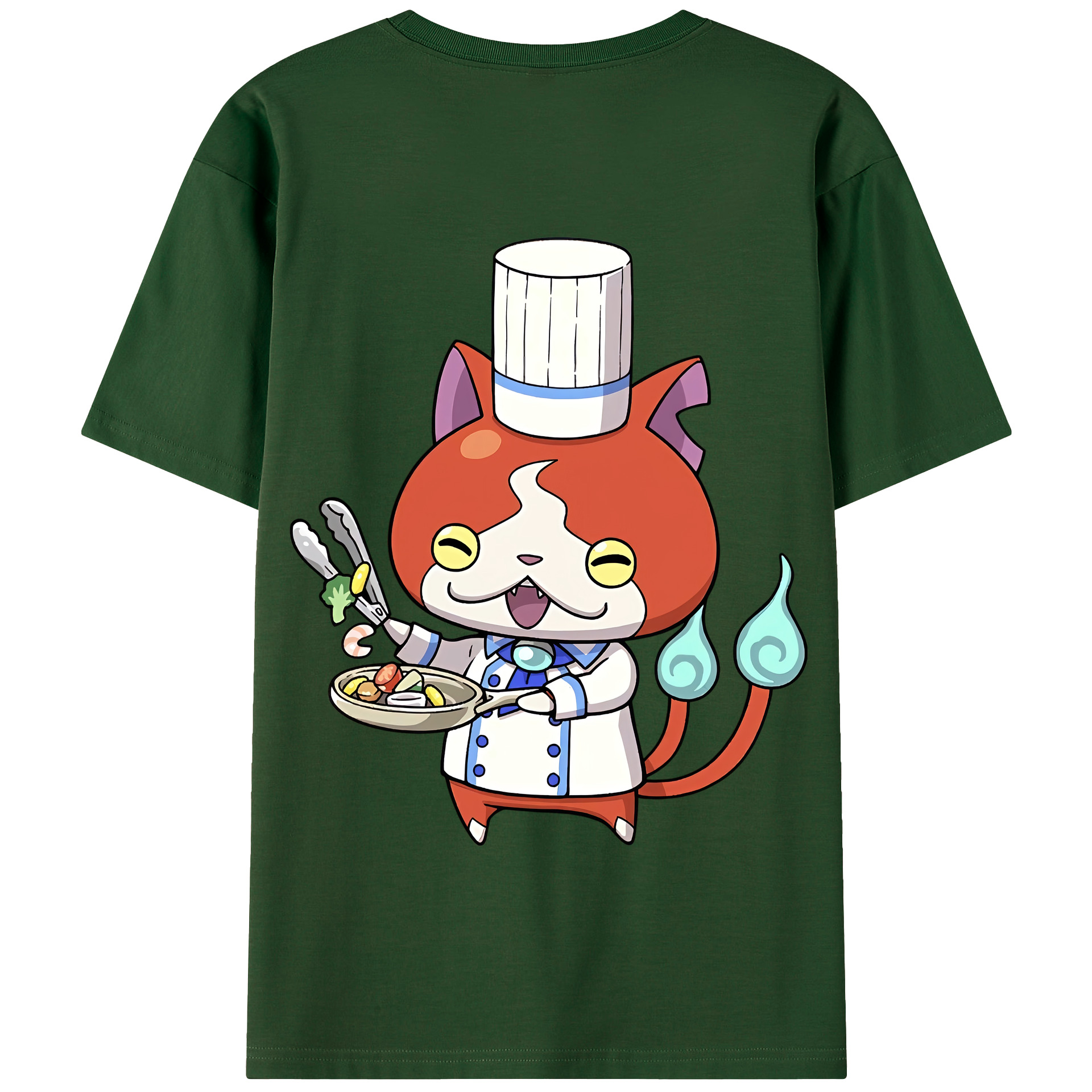 （画像用） 妖怪ウォッチ Yo-kai Watch 綿100％半袖Tシャツ（背面プリント）